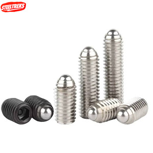 Steeltreks Hardware Tools Fasteners <strong>Screws</strong> Professional Stainless Steel Spring Hexagon Socket Ball Point <strong>Grab</strong> Plunger <strong>Screws</strong> Set - Product Image 1