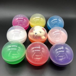 Capsules vides rondes en plastique PP de 6,5 cm en gros, jouets classiques pour enfants, certifiées EN71, pour les 2-14 ans et plus, marque JO - Product Image 1