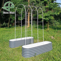 Huizhou Green Giant U4 Arch Plantes Grimper Pergolas pour Lit surélevé de jardin en métal