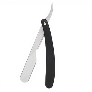 Support pliable pour rasoir droit en acier inoxydable, rasoir manuel à double tranchant, coupe-barbe, outil de salon - Product Image 3
