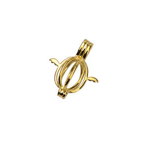 Componentes de Joyería: Colgante Vacío de Plata S925 con Perla y Jade, Cadena para Clavícula de 8-9 mm, Adorno Colgante sin Perforación, Estilo Jaula de Pájaro - Product Image 5