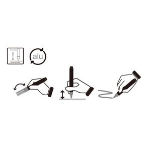 <span class=keywords><strong>Marqueur</strong></span> de peinture à base d'huile acrylique et fibre durable pour l'école et le bureau Encre permanente - Product Image 3
