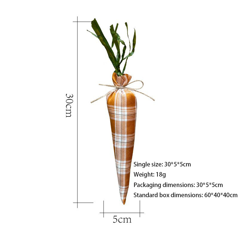 Carotte rayée blanche et orange