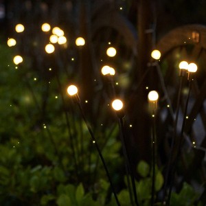 Hejia Solar <b>Firefly</b> <b>Lights</b> 0.06W LED Garden Ground Lighting Outdoor Decorative Atmosphere - Product Image 1
