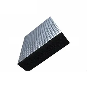 residence insulation building soundproof Fire Retardant Embossed Aluminium Foil Rubber Foam Sheet