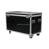Flight case portable élégant et robuste en aluminium pour projecteur de scène à faisceau mobile 1/6 1/8 1/10 avec roues