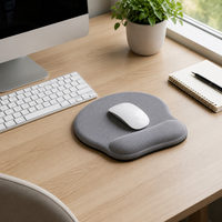 Ensemble de repose-poignets pour clavier Cloud Mouse avec design ergonomique, repose-poignets en caoutchouc imperméable de haute qualité