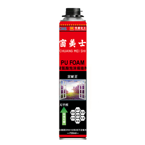 CHUANG <span class=keywords><strong>MEI</strong></span> <span class=keywords><strong>SHI</strong></span> A22 750ml Mousse polyuréthane multifonctionnelle pour l'emballage, la construction, le travail du bois, adhésif UV, scellant - Product Image 4