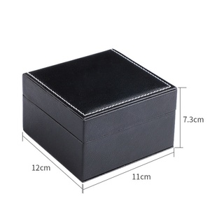 Estuche de Reloj de Cuero PU de Alta Gama Personalizado, Estuche de Lujo con Logotipo Personalizado en Estampado en Caliente, Estuche de Reloj Personalizado - Product Image 5