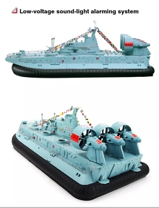 Zubr-Class LCAC Hovership Big 1/110th 2.4G 3CH Rc Brushless Warship amphibie Hovercraft - Product Image 2