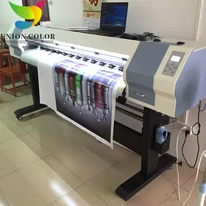 Union color 1.6/1.8 meters uv printer roll to roll heads for polyester pp pvc materials with 1/2 xp600 inkjet printer