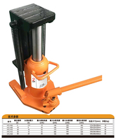 Cric hydraulique HTL 5T, capacité robuste, pour levage de voiture, outil de réparation de garage