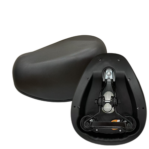 Selle - tige de selle,selle de vélo avec feu arrière,large coussin de vtt,siège de vélo souple