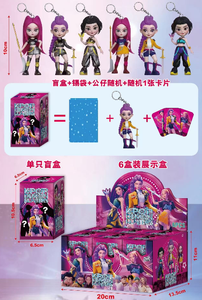 KPOP Demon Hunters Blind Box: Statuette da Collezione Misteriose, Peluche <span class=keywords><strong>Anime</strong></span> e Videogiochi, Modelli da Esposizione per Scrivania - Product Image 5