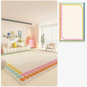 Alfombra Minimalista de Imitación de Cachemira Wan Xinlong, Rectangular, Diseño de Ondas Estrelladas 01, Agradable al Tacto, Fácil de Cuidar, Decoración para Sala de Estar y Sofá - Product Image 5