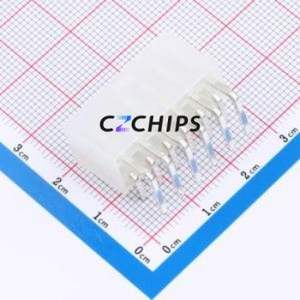 HX-5569-2x6AW Wire-to-Board Pin Header Bent Lead Through Hole,P=4.2mm Connector 2x6P 4.2mm Right Angle Insert Mini-Fit (MX 4.2) - Product Image 2