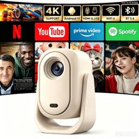 Veacine T6PLUS Produit intelligent Mini projecteur portable LED 1080P Support Home cinéma 230 ANSI Lumens 8G WiFi6 Mise au point