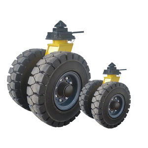 Ruedas Neumáticas de Goma Todoterreno de 15/<span class=keywords><strong>22</strong></span> Pulgadas para Carretillas de Contenedores de Uso Pesado, Tipo Giratorio, Antiestáticas, Alta Capacidad de Carga - Product Image 6