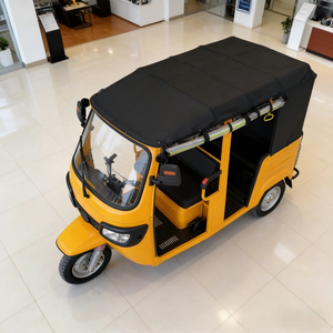 Triciclo Eléctrico de Pasajeros |   Tuk Tuk de Techo Blando para <span class=keywords><strong>Turismo</strong></span> y Transporte Comercial de Pasajeros - Product Image 4