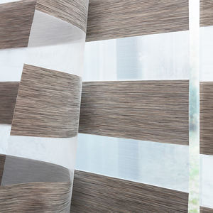 CHANGANE Rideau Zebra sur mesure en tissu occultant moderne, aspect bois large, fabriqué en Corée, qualité supérieure, sur mesure coréen - Product Image 2