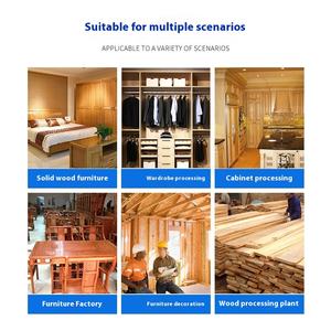 Automatique 45 °   Scie à double extrémité avec course réglable pour cadres de meubles, pieds de table et de chaise, cadres de portes et de fenêtres - Product Image 5