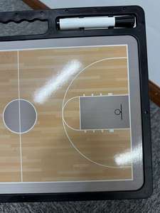 Tableau tactique de <span class=keywords><strong>basket</strong></span>-ball à impression personnalisée, double face, tableau de commande de match, tableau d'explication tactique pour entraîneur - Product Image 4