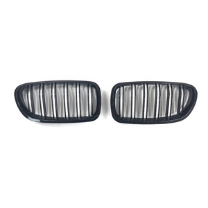 2010-2017 per <span class=keywords><strong>BMW</strong></span> <span class=keywords><strong>F10</strong></span> serie 5 <span class=keywords><strong>paraurti</strong></span> anteriore con griglia a rene nero lucido ABS Design griglie produttore - Product Image 2