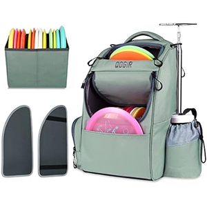 Échantillon gratuit Sac à dos de disc-golf léger d'usine, support pour disque volant, sac à dos de disc-golf imperméable, sac à dos souple avec fermeture éclair - Product Image 4