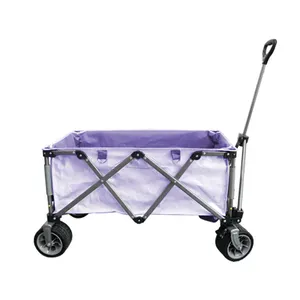 High Quality Collapsible Utility outdoor trailer folding portable camping picnic cart garden foldable wagon cart