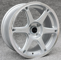 Jantes en alliage personnalisées pour voitures, jantes en aluminium multi-rayons avec lèvre polie profonde pour les distributeurs de pièces automobiles