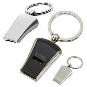 Metal Whistle Keychain Zinc Alloy Customized High Quality Whistle For Football Basketball Games And Outdoor Sports Training