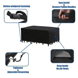 <span class=keywords><strong>Housse</strong></span> <span class=keywords><strong>de</strong></span> table d'extérieur avec cordon <span class=keywords><strong>de</strong></span> serrage réglable et boucles coupe-vent pour l'approvisionnement OEM personnalisé, achat en gros <span class=keywords><strong>de</strong></span> mobilier <span class=keywords><strong>de</strong></span> <span class=keywords><strong>jardin</strong></span> - Product Image 5