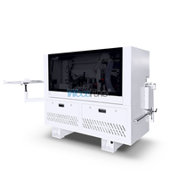 Machine à bordurer les bords Woodfung Mini, conception compacte semi-automatique pour la production de bordures en PVC