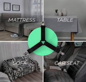 4 Uds. Correas para soporte de <span class=keywords><strong>sábanas</strong></span>, <span class=keywords><strong>sábanas</strong></span> elásticas, soportes para <span class=keywords><strong>sábanas</strong></span>, sujetadores <span class=keywords><strong>ajustables</strong></span>, pinzas para <span class=keywords><strong>sábanas</strong></span>, Clips - Product Image 5