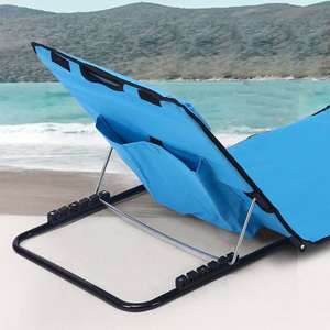 <span class=keywords><strong>Matelas</strong></span> <span class=keywords><strong>de</strong></span> plage pliable et inclinable portable en toile Oxford imperméable avec support dorsal <span class=keywords><strong>pour</strong></span> camping et <span class=keywords><strong>bain</strong></span> <span class=keywords><strong>de</strong></span> <span class=keywords><strong>soleil</strong></span> en extérieur – Vente en gros - Product Image 4