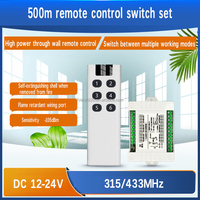 Haute puissance de qualité industrielle télécommande RF télécommande 315/433Mhz télécommande 10A relais récepteur