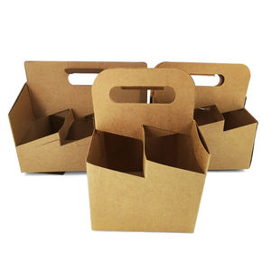 ที่วางกระป๋องเบียร์แบบมีโลโก้สั่งทำ 4 ชิ้น บรรจุภัณฑ์โชว์สินค้าแบบลูกฟูก สำหรับชั้นวางขายปลีกและโปรโมชั่นแบรนด์ - Product Image 3