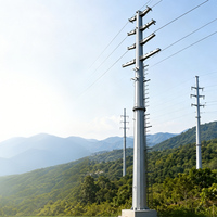 Fournisseurs d'équipements électriques : Poteaux d'angle pour lignes de transmission d'énergie 10kV, 35kV, 110kV, 220kV
