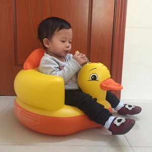 2024 Yellow Duck Kids Baby Cute Set Living Room <b>Inflatable</b> <b>Sofa</b> Sets Mat <b>Sofa</b> Chair Baby Learn Chair - Product Image 5