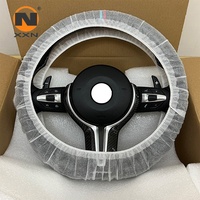 Volant en cuir et fibre de carbone pour les séries 5/3 M3/M5 (F10/F30/E70-E90/F15-F21/F31-F32/F07/F12) - Accessoire de voiture parfaitement adapté
