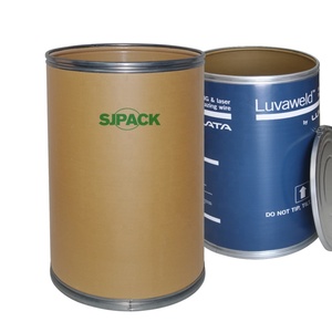 Tambor Redondo Industrial de Fibra de Papel Kraft de 45 Galones para Protección Ambiental - Product Image 1