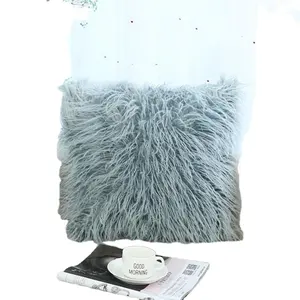 Soft long Faux Fur Pillows Case Plush Cushion Cover Pink Blue Purple Warm Living Room Bedroom long fur Pillows Cover
