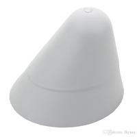 Protection de tête de bateau anti-collision, cône de protection de tête de bateau à 90/45 degrés, cône de tube en PVC noir et blanc, cône de ponton gonflable