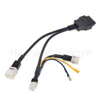 Motorrad OBD2 16Pin bis 3Pin 4Pin Diagnose kabel | OBD zu Yamaha 3P Stecker Buchse Honda 4P Adapter anschluss für Scanner Tool