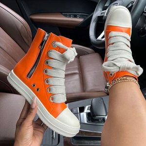 Zapatillas de Moda para Mujer con Cordones Gruesos, Borlas y Plataforma Alta, Calzado Casual de Tendencia - Product Image 6