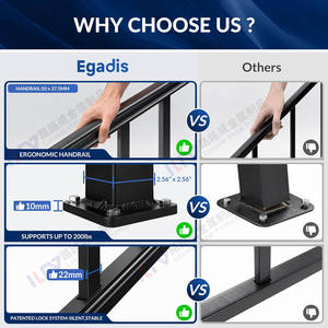 Ringhiere e Balaustre Moderne Personalizzate per Esterni in Alluminio, Resistenti alla Ruggine e Protezione UV - Product Image 5