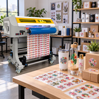 Nouvelle imprimante UV DTF A1 avec têtes XP600 I3200, machine d'impression UV rouleau à rouleau pour film AB, pour transfert d'étiquettes et autocollants en cristal