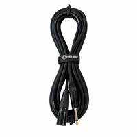 Câble de microphone XLR mâle-femelle OEM CH-R017 en tweed avec blindage spiralé, gaine en PVC et conducteur en cuivre sans oxygène