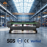 NOUVEAU Imprimante jet d'encre universelle éco-solvant rouleau-à-rouleau pour tête d'impression I3200 1800mm Multicolore Automatique 1 an