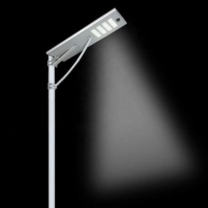 Lámpara Solar LED Monocristalina de Silicio de Alta Calidad, 60W 80W, Todo en Uno, para Exteriores, IP65 Impermeable, Iluminación Vial - Product Image 1